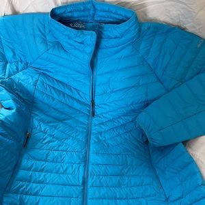 Columbia Women’s Powder Lite Jacket Blue Chill Plus Size 3X.